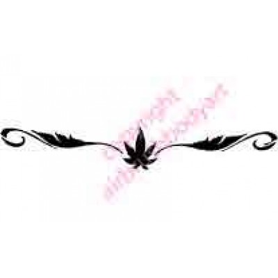 0258 hemp band reusable stencil